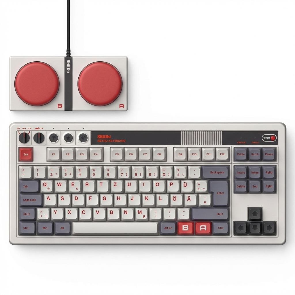 8BitDo Retro Mechanical Keyboard - N Edition - QWERTZ